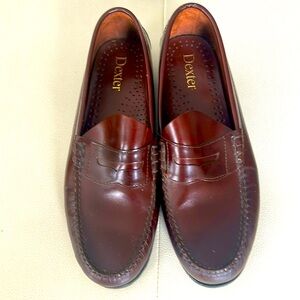 Dexter Leather Men’s Penny Loafers Size 11 1/2D Burgundy Preppy Classic Slip On